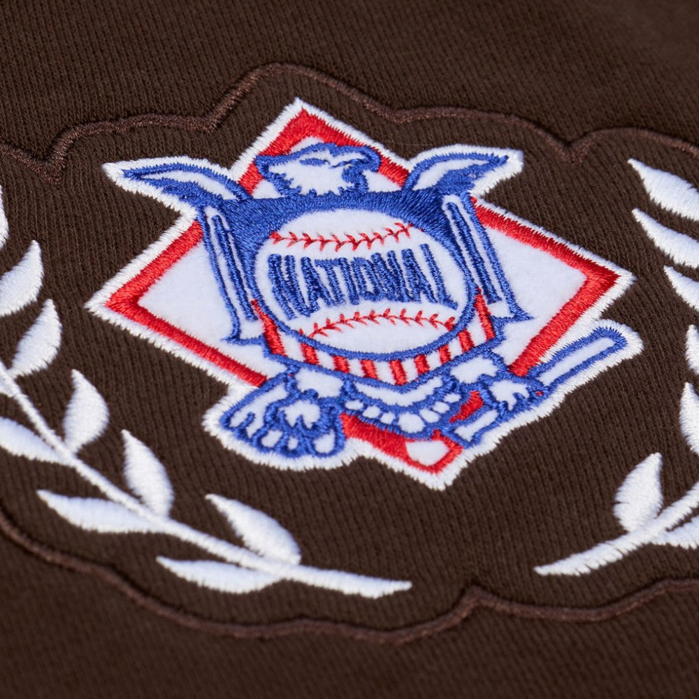 San Diego Padres Women's Pep Rally Sweatshirt Brown | Mitchell & Ness