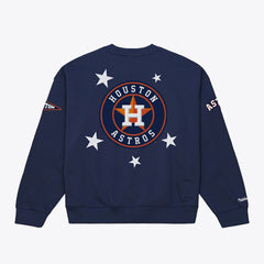 Houston Astros Women's Pep Rally Sweatshirt Navy | Mitchell & Ness