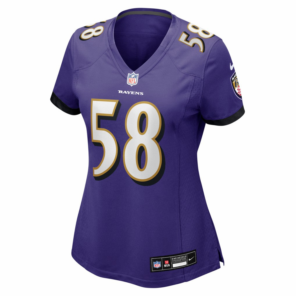 Taven Bryan Baltimore Ravens Women's Team Game Jersey - Purple