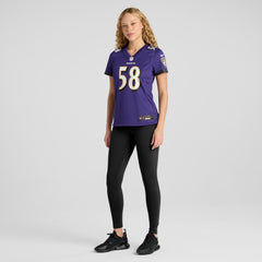 Taven Bryan Baltimore Ravens Women's Team Game Jersey - Purple