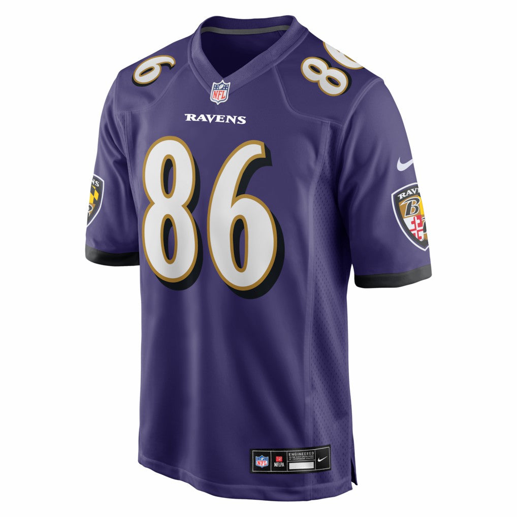 Cornelius Johnson Baltimore Ravens Team Game Jersey - Purple