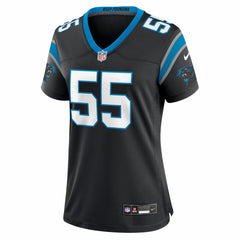 Maema Njongmeta Carolina Panthers Women's Team Game Jersey - Black