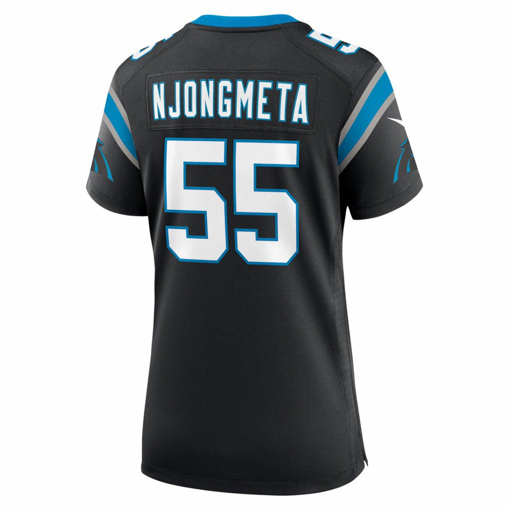 Maema Njongmeta Carolina Panthers Women's Team Game Jersey - Black
