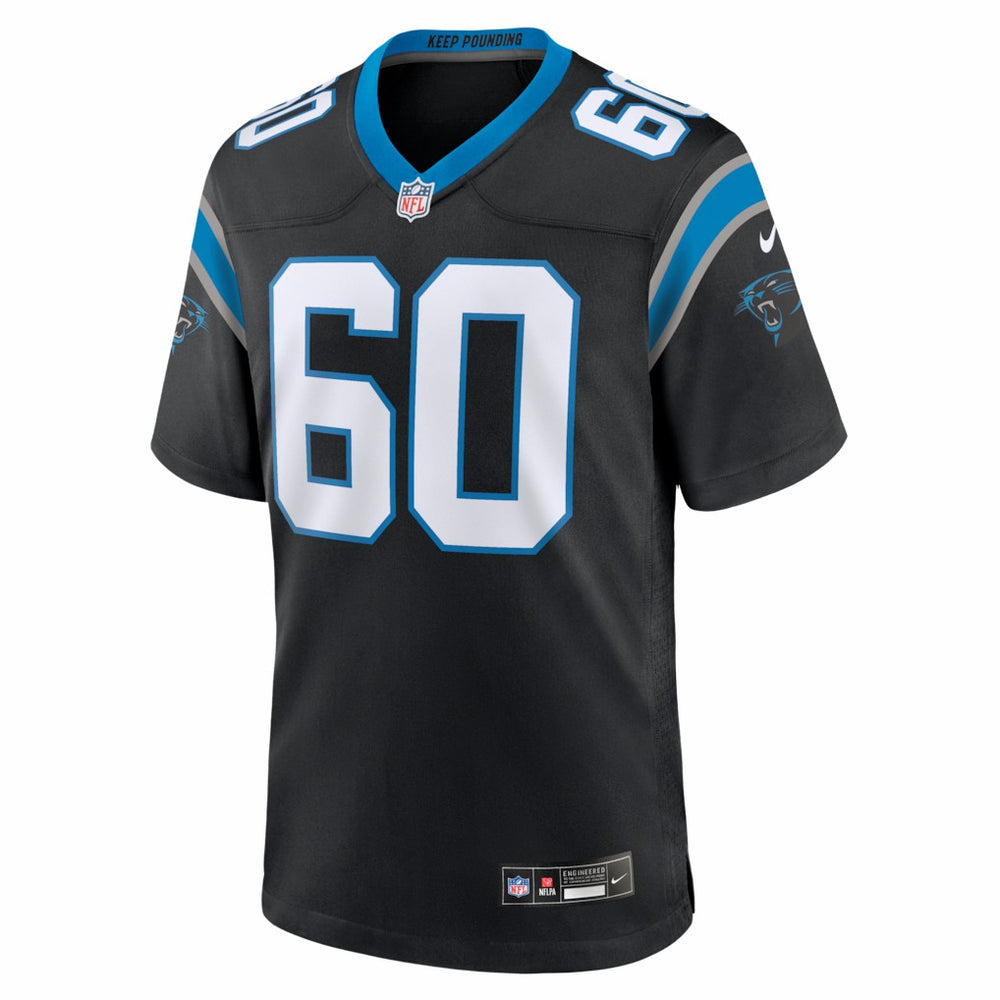 Nick Samac Carolina Panthers Team Game Jersey - Black