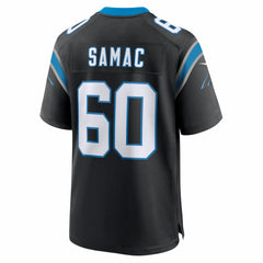 Nick Samac Carolina Panthers Team Game Jersey - Black