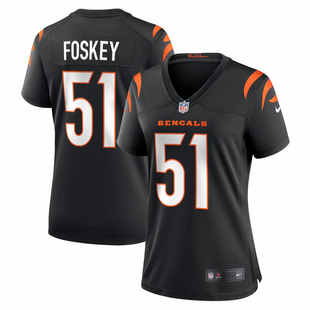 Isaiah Foskey Cincinnati Bengals Women's Team Game Jersey - Black