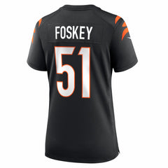 Isaiah Foskey Cincinnati Bengals Women's Team Game Jersey - Black