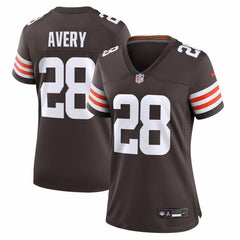 Tre Avery Cleveland Browns Women's Team Game Jersey - Brown
