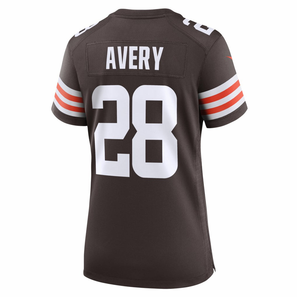 Tre Avery Cleveland Browns Women's Team Game Jersey - Brown
