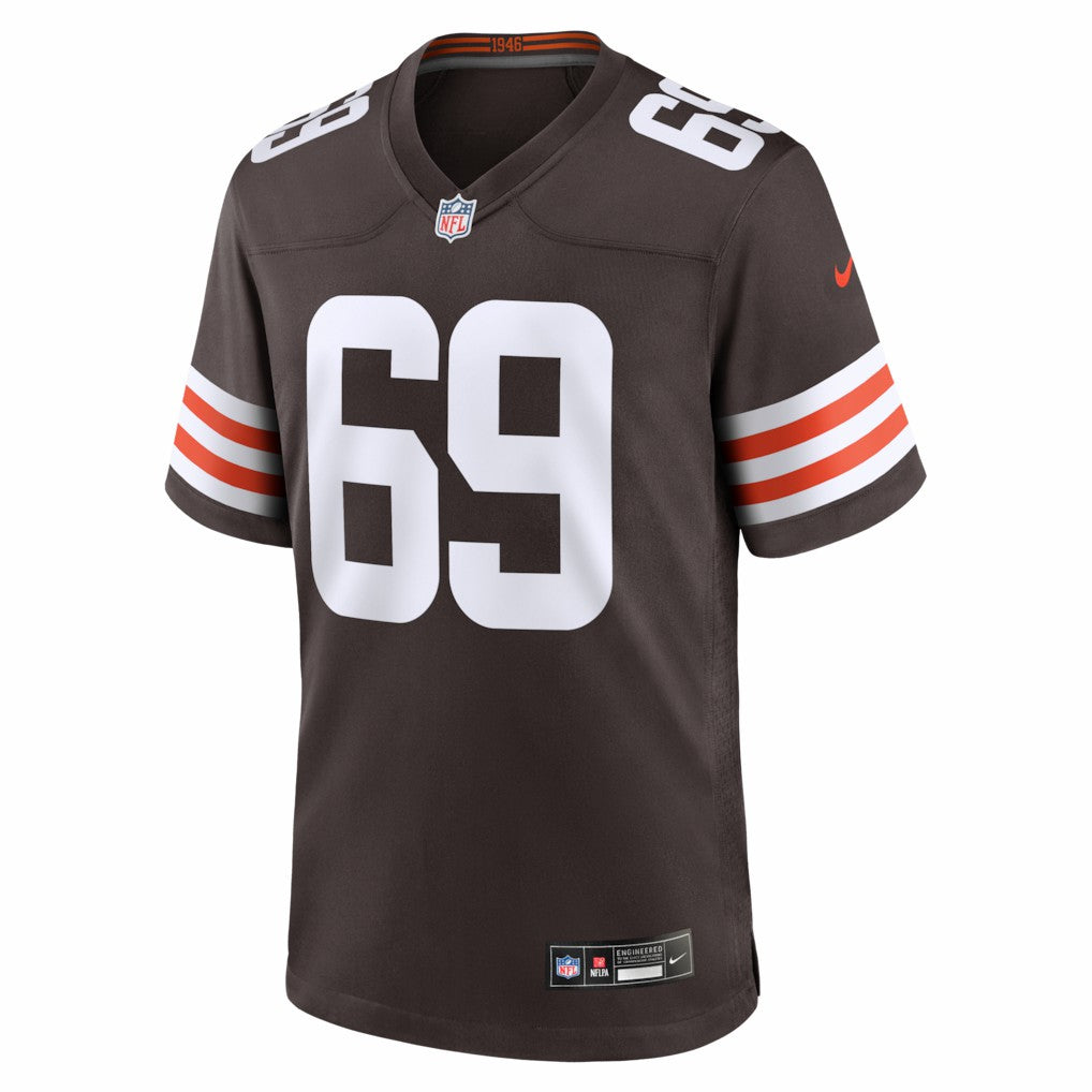Tyre Phillips Cleveland Browns Team Game Jersey - Brown