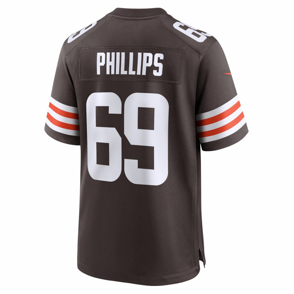 Tyre Phillips Cleveland Browns Team Game Jersey - Brown