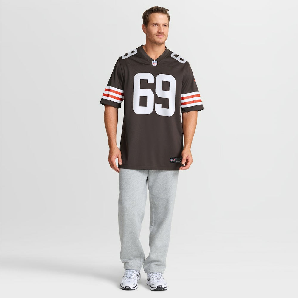 Tyre Phillips Cleveland Browns Team Game Jersey - Brown