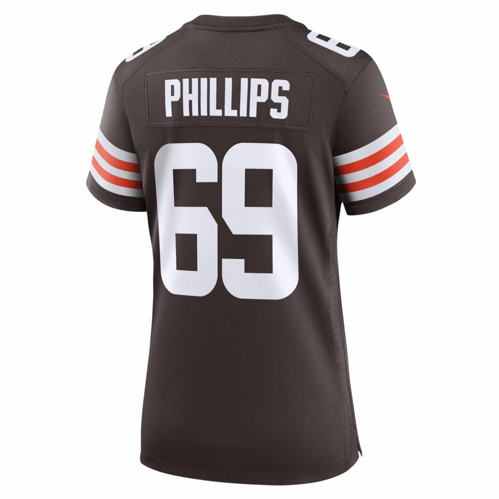 Tyre Phillips Cleveland Browns Women's Team Game Jersey - Brown