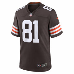 Luke Floriea Cleveland Browns Team Game Jersey - Brown