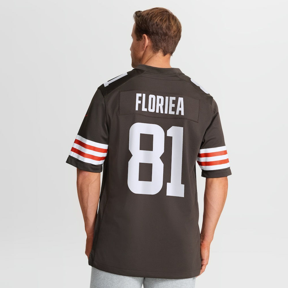 Luke Floriea Cleveland Browns Team Game Jersey - Brown