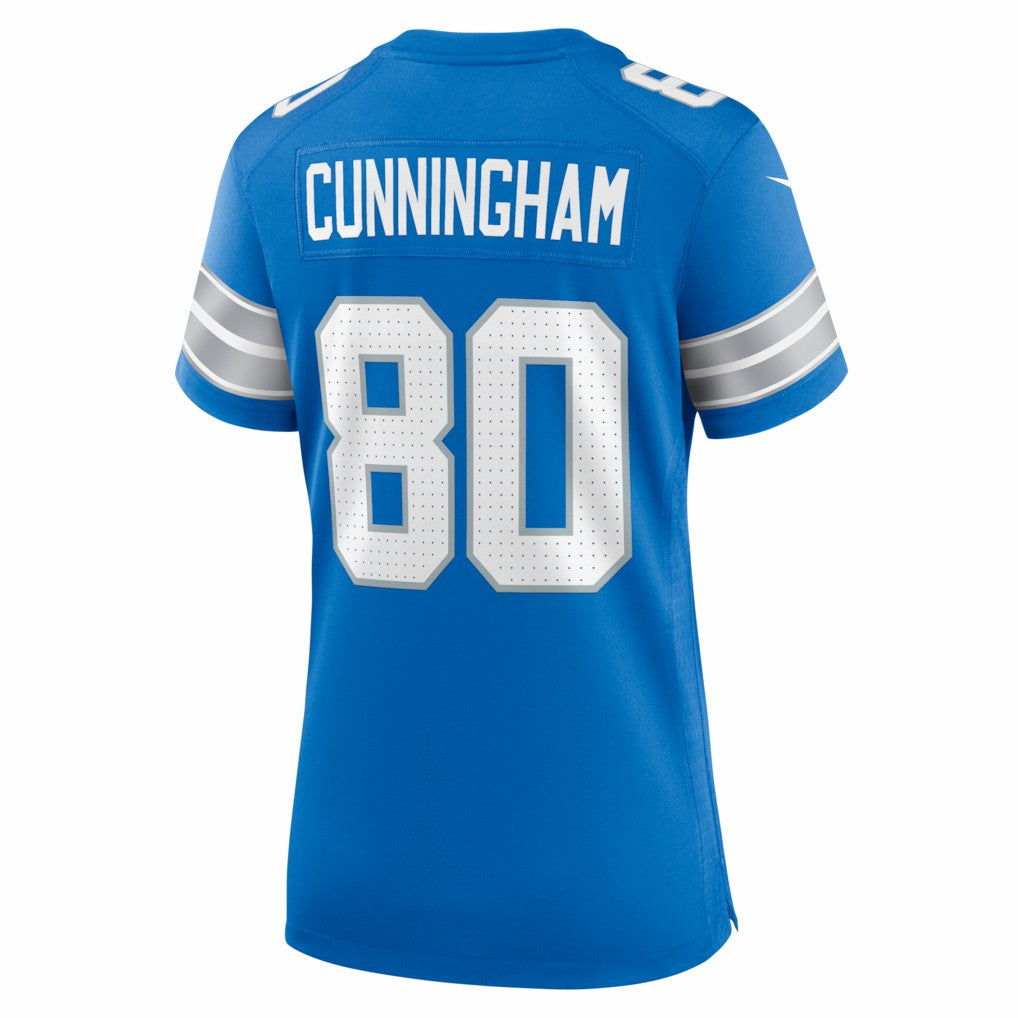 Malik Cunningham Detroit Lions Women's Team Game Jersey - Blue