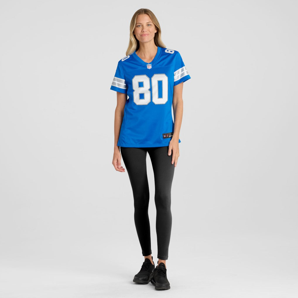 Malik Cunningham Detroit Lions Women's Team Game Jersey - Blue