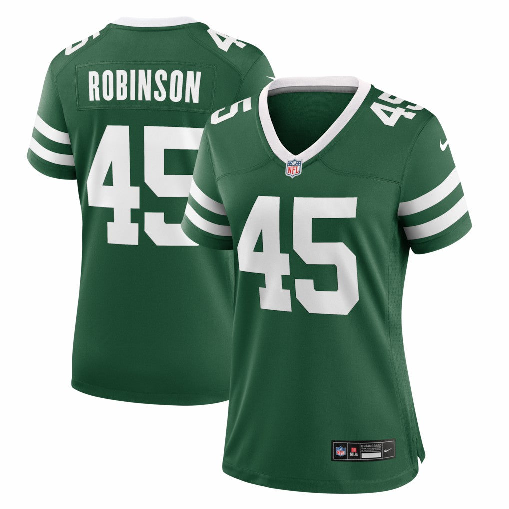 Mark Robinson New York Jets Women's Team Game Jersey - Legacy Green