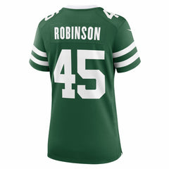 Mark Robinson New York Jets Women's Team Game Jersey - Legacy Green