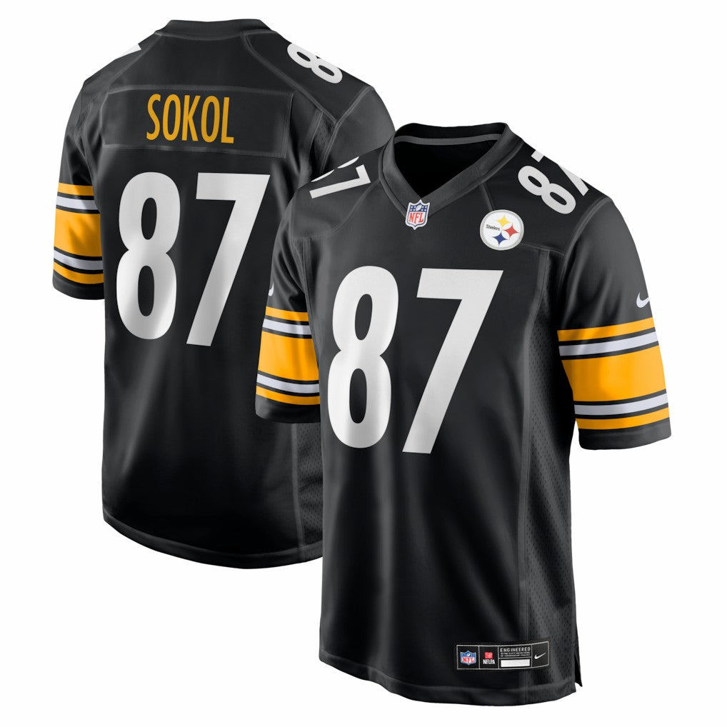 Matt Sokol Pittsburgh Steelers Team Game Jersey - Black