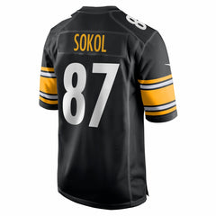Matt Sokol Pittsburgh Steelers Team Game Jersey - Black