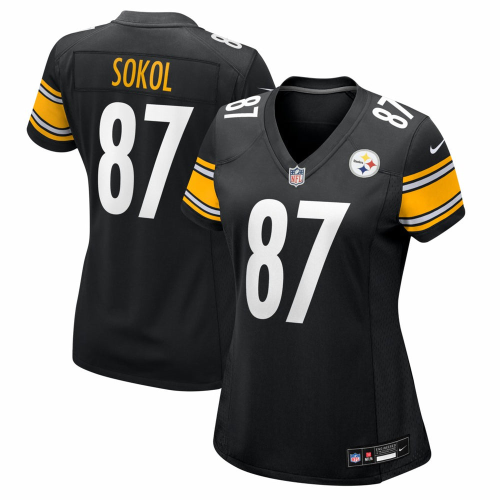 Matt Sokol Pittsburgh Steelers Women's Team Game Jersey - Black