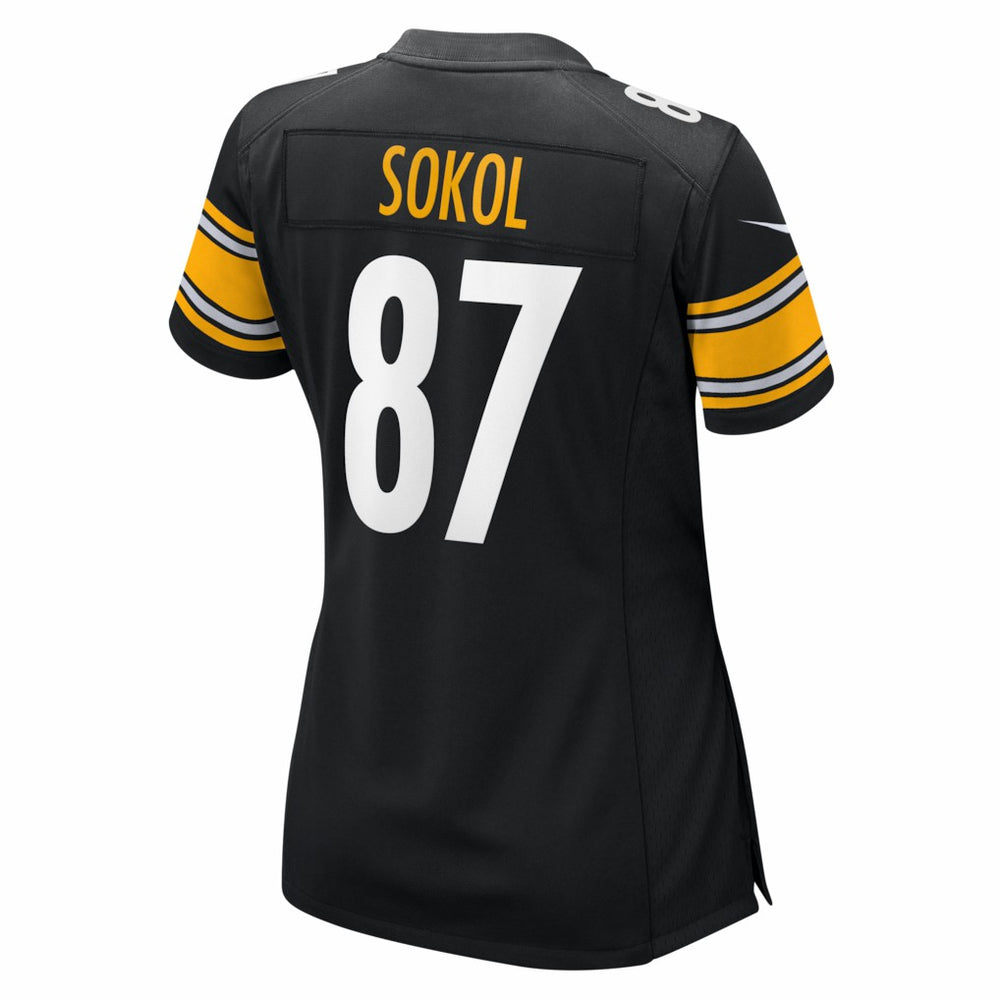 Matt Sokol Pittsburgh Steelers Women's Team Game Jersey - Black