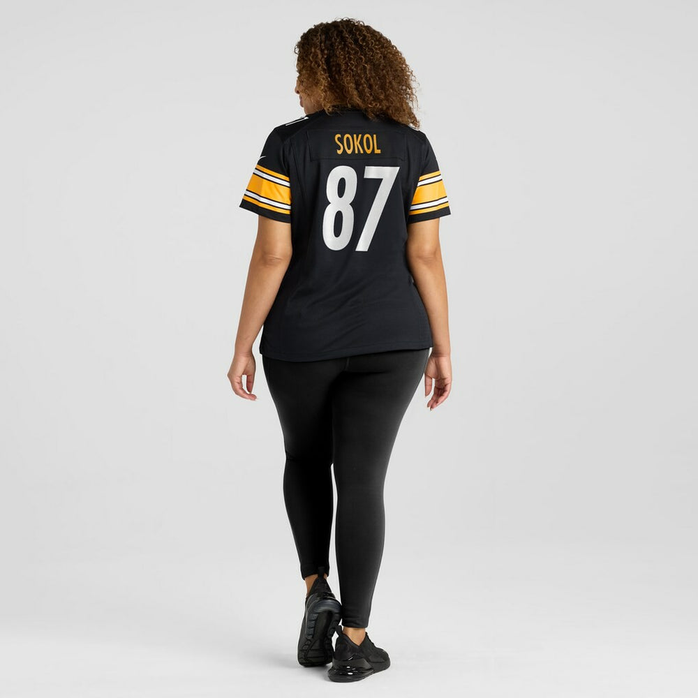 Matt Sokol Pittsburgh Steelers Women's Team Game Jersey - Black
