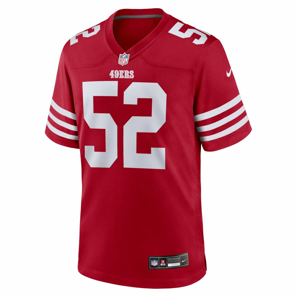 Messiah Swinson San Francisco 49ers Team Game Jersey - Scarlet