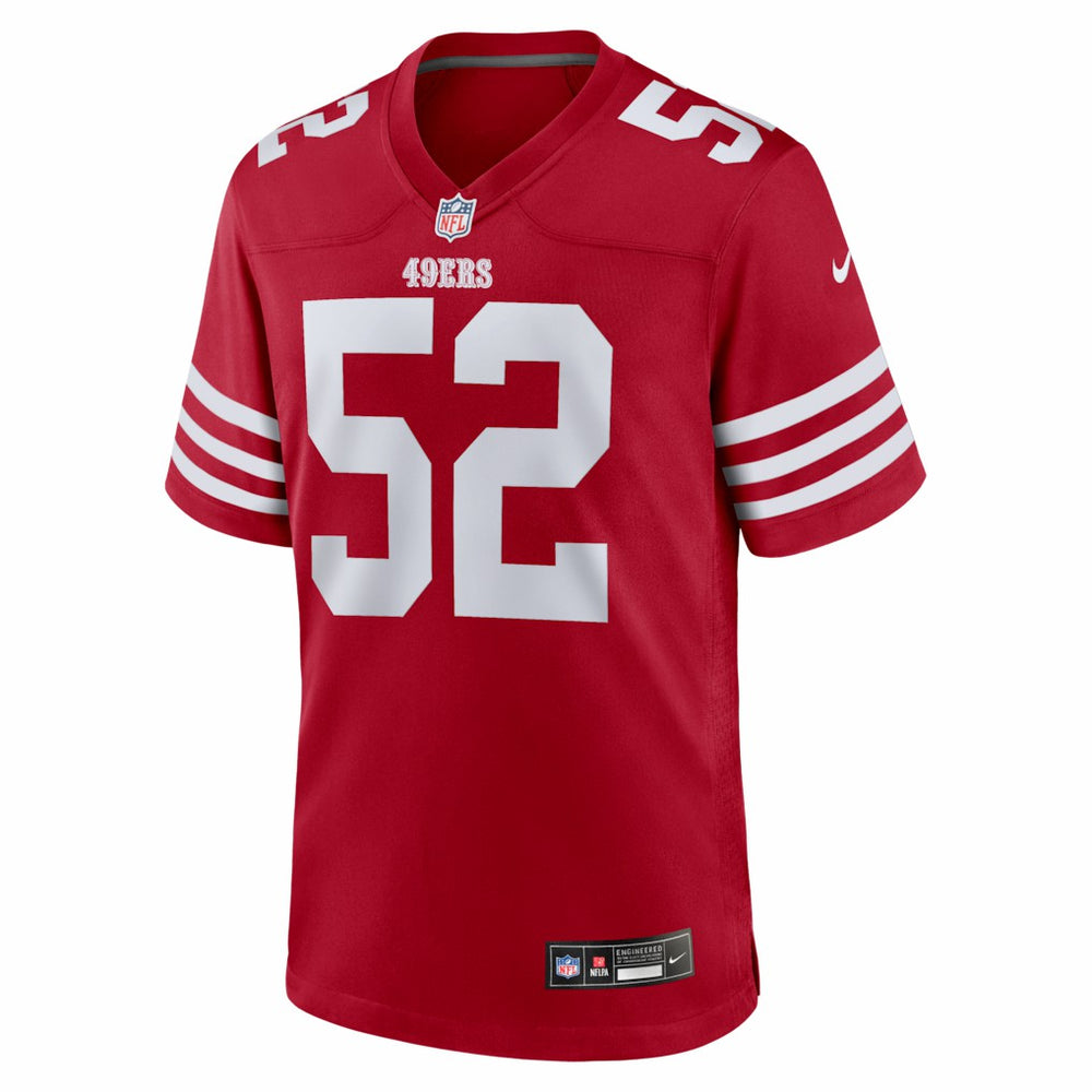 Messiah Swinson San Francisco 49ers Team Game Jersey - Scarlet