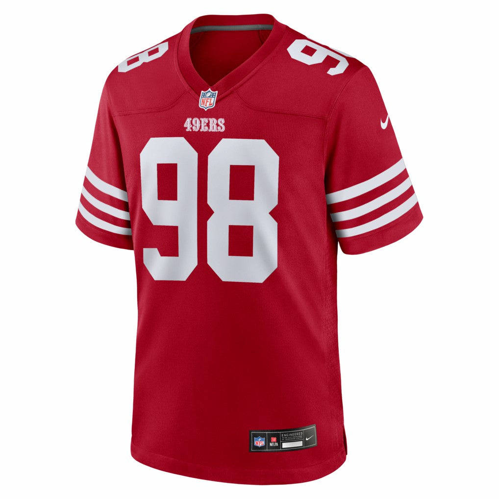 Messiah Swinson San Francisco 49ers Team Game Jersey - Scarlet