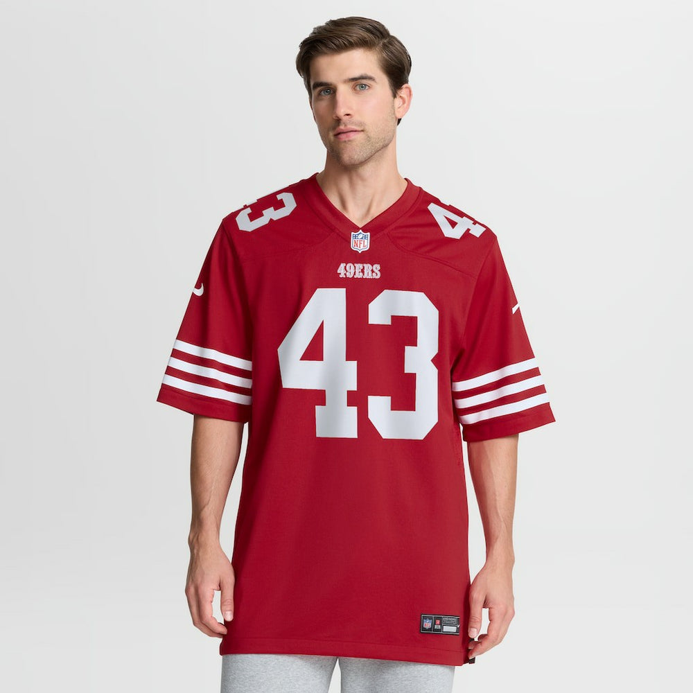 Messiah Swinson San Francisco 49ers Team Game Jersey - Scarlet