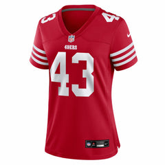 Messiah Swinson San Francisco 49ers Women's Team Game Jersey - Scarlet