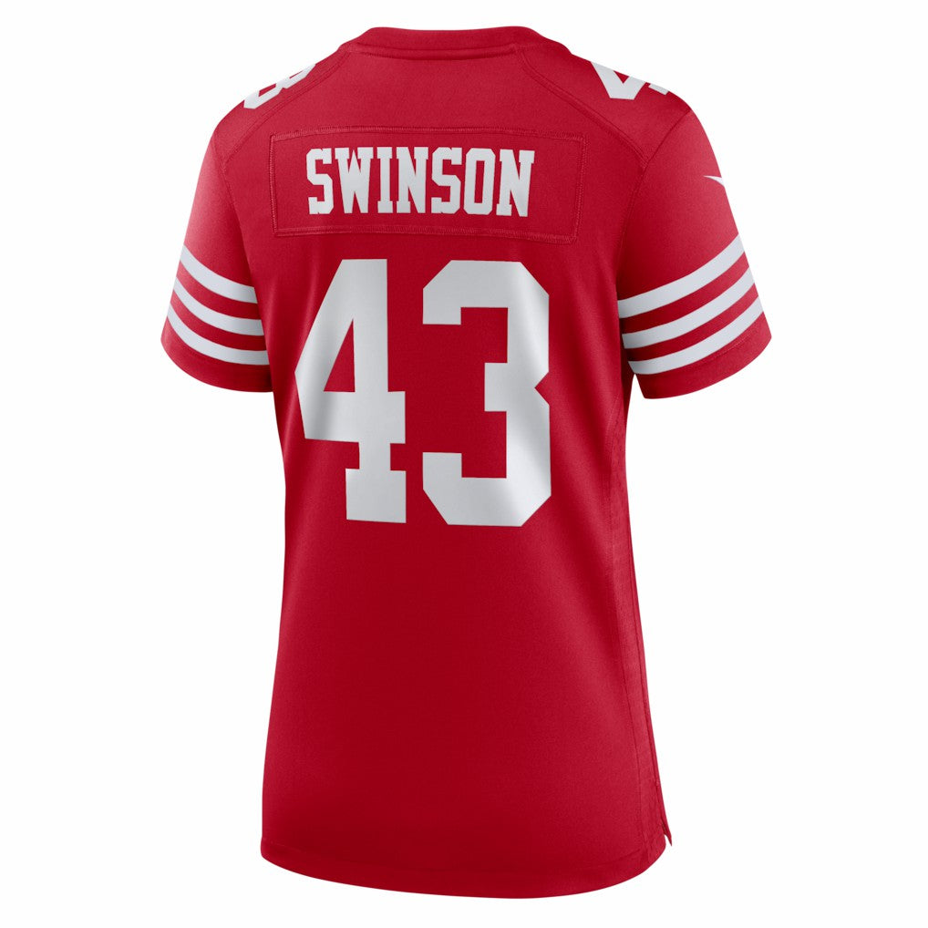 Messiah Swinson San Francisco 49ers Women's Team Game Jersey - Scarlet