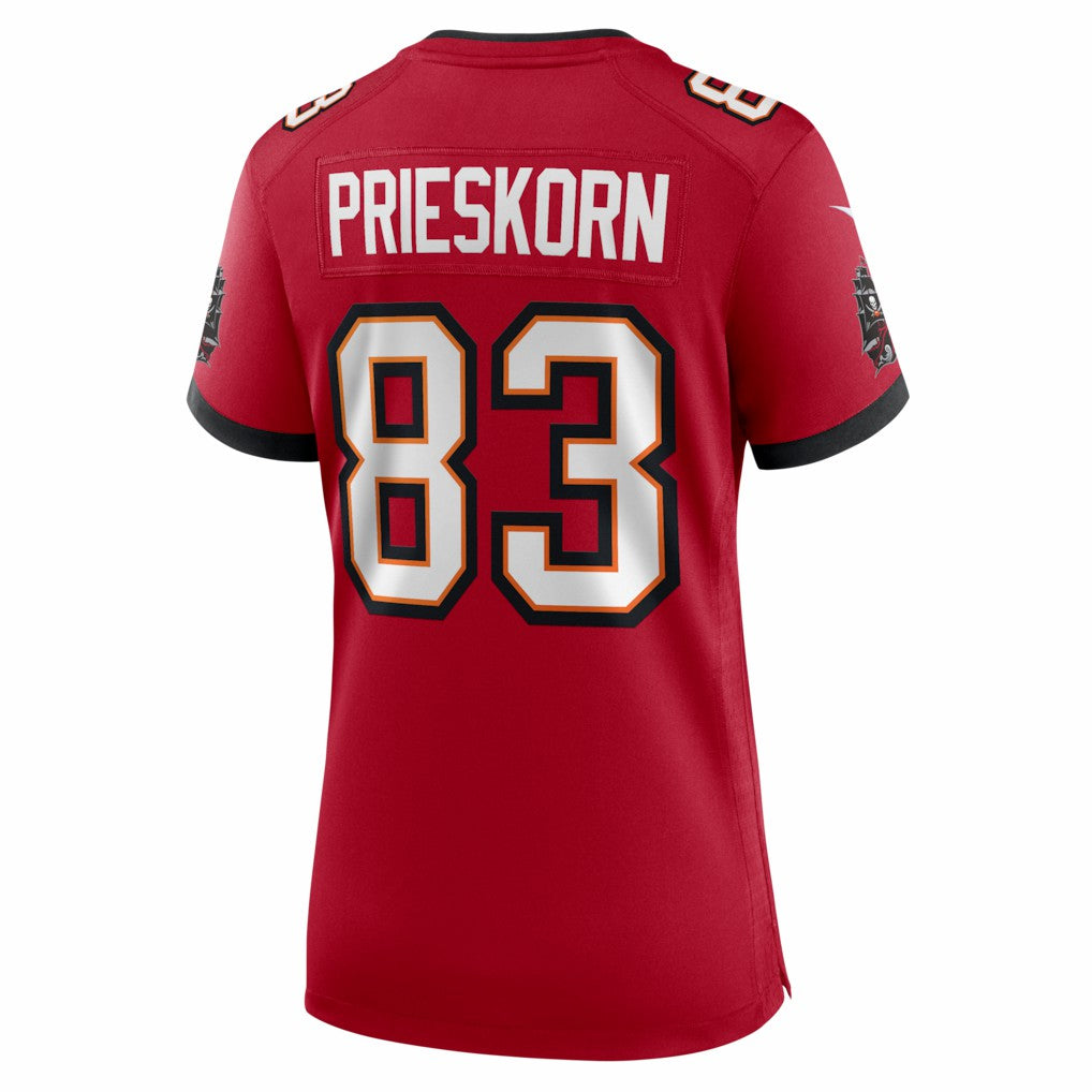 Caden Prieskorn Tampa Bay Buccaneers Women's Team Game Jersey - Red