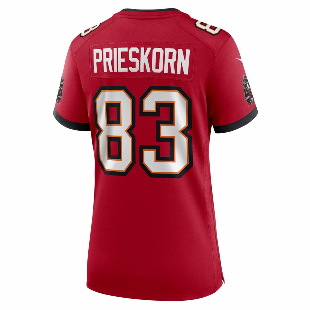 Caden Prieskorn Tampa Bay Buccaneers Women's Team Game Jersey - Red