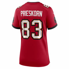 Caden Prieskorn Tampa Bay Buccaneers Women's Team Game Jersey - Red