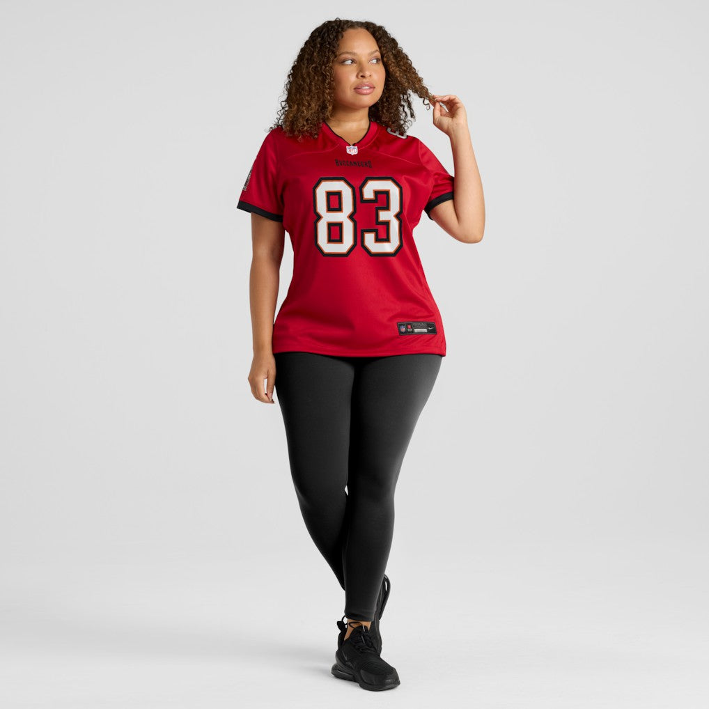 Caden Prieskorn Tampa Bay Buccaneers Women's Team Game Jersey - Red