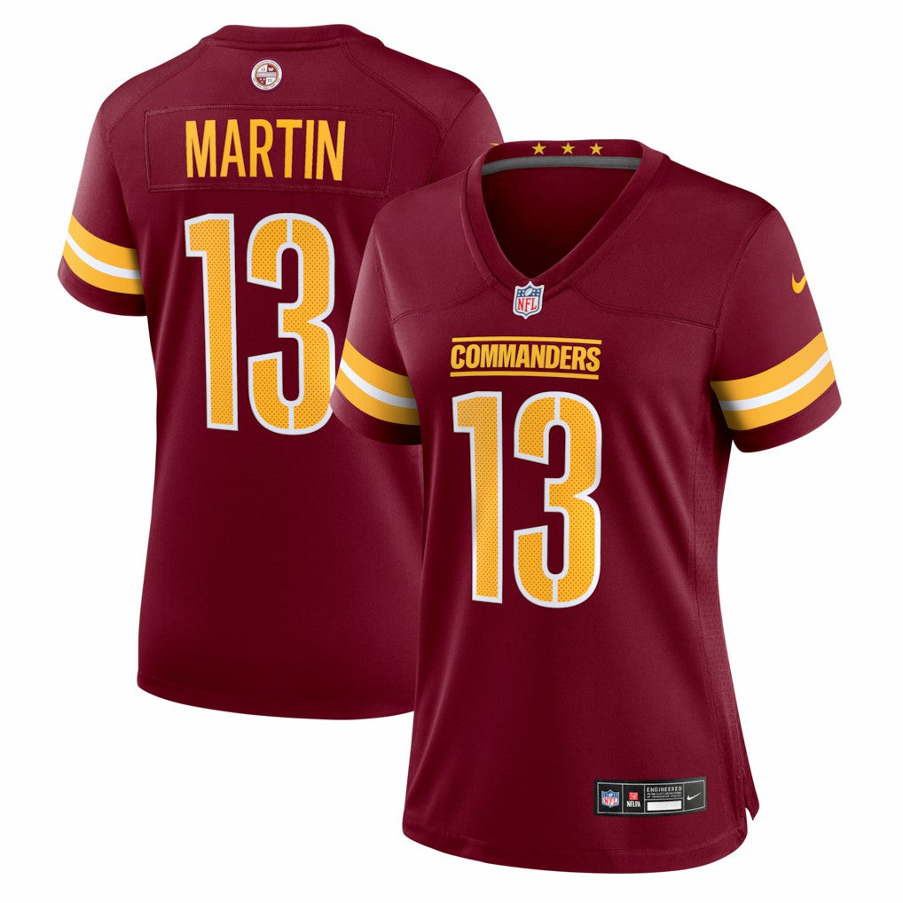 Tay Martin Washington Commanders Women's Team Game Jersey - Burgundy