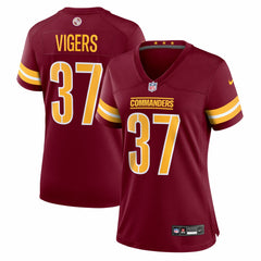 Car'lin Vigers Washington Commanders Women's Team Game Jersey - Burgundy
