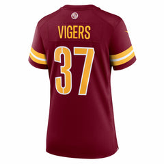 Car'lin Vigers Washington Commanders Women's Team Game Jersey - Burgundy