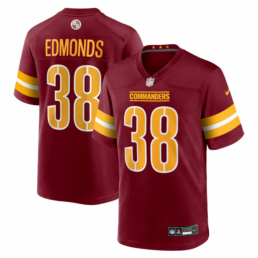 Chase Edmonds Washington Commanders Team Game Jersey - Burgundy