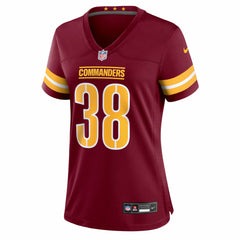 Chase Edmonds Washington Commanders Women's Team Game Jersey - Burgundy