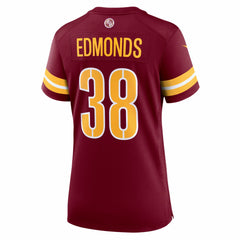 Chase Edmonds Washington Commanders Women's Team Game Jersey - Burgundy