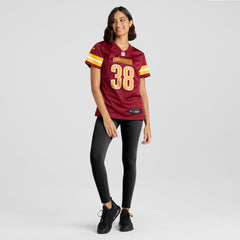Chase Edmonds Washington Commanders Women's Team Game Jersey - Burgundy
