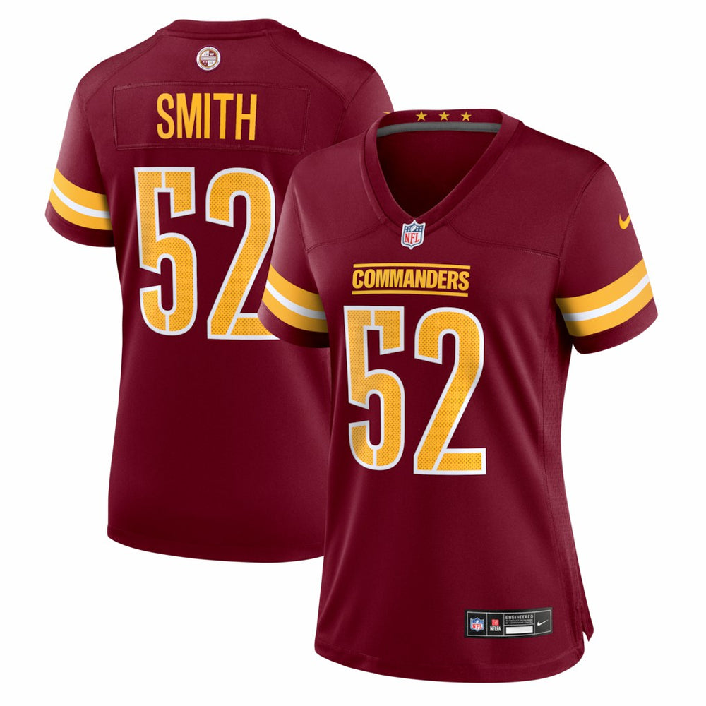 Preston Smith Washington Commanders Women's Team Game Jersey - Burgundy