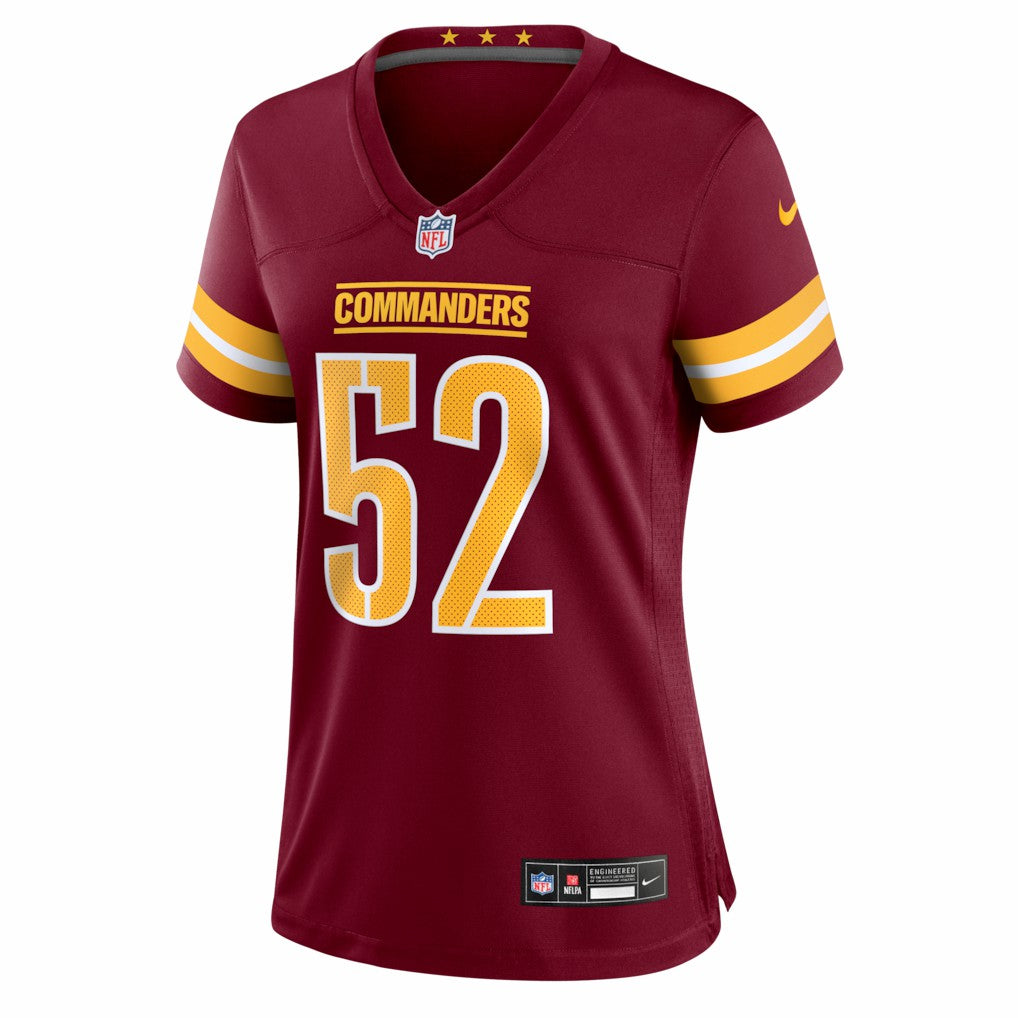 Preston Smith Washington Commanders Women's Team Game Jersey - Burgundy