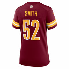 Preston Smith Washington Commanders Women's Team Game Jersey - Burgundy