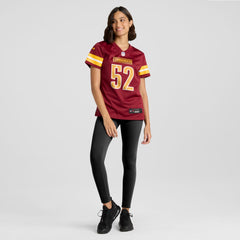 Preston Smith Washington Commanders Women's Team Game Jersey - Burgundy