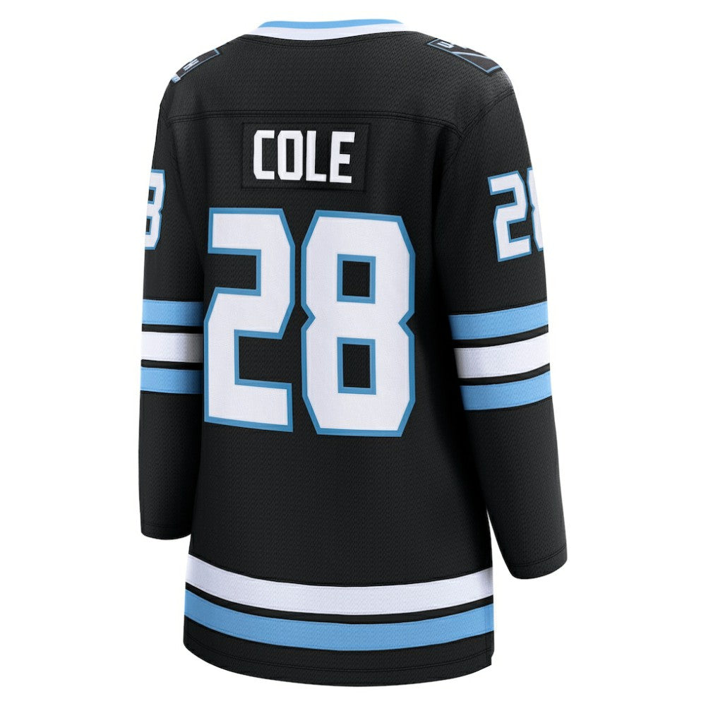 Ian Cole Utah Mammoth Fanatics Women's Home Breakaway Player Jersey Black